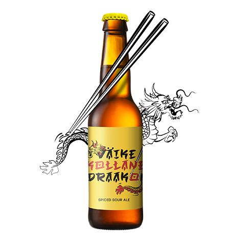 Little Yellow Dragon is sour ale, inspired by Asian cuisine, and brewed with turmeric and green tea Little Yellow Dragon